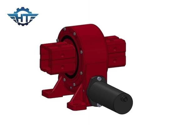 VE9 Worm Gear Slew Drive Reducer 9 นิ้วสำหรับมอเตอร์ไฟฟ้าแกนเดี่ยวแนวนอน
