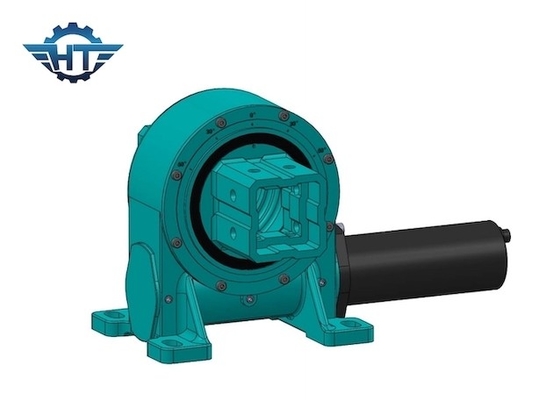 แกนเดี่ยวขนาดเล็ก Solar Slew Drive Gearbox สำหรับ 24VDC Drived PV ระบบติดตามอัตโนมัติ