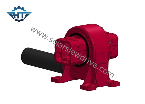 CE Vertical Envelope Slew Drive Worm Gearbox สําหรับระบบติดตามแสงอาทิตย์แบบยืดหยุ่น