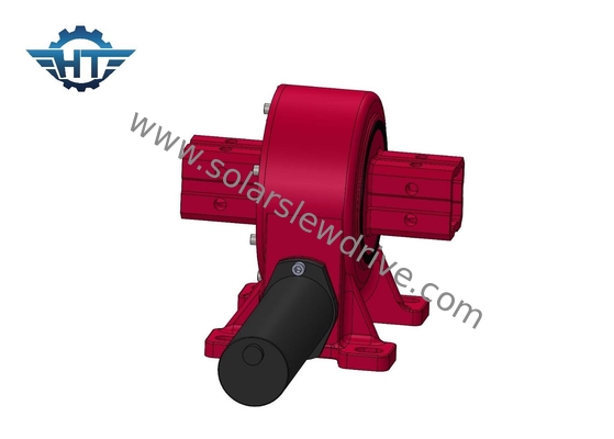 CE Vertical Envelope Slew Drive Worm Gearbox สําหรับระบบติดตามแสงอาทิตย์แบบยืดหยุ่น