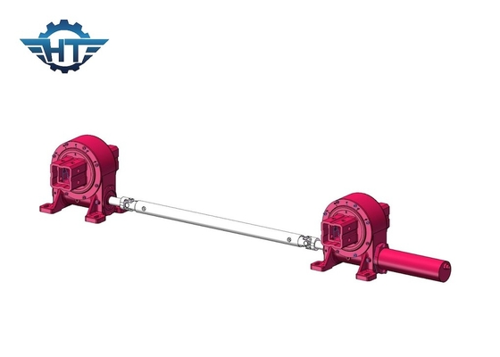 C4 พื้นผิวต้านการกัดกร่อน ภายใน Hard Stop Worm Gear Slewing Drive สําหรับการใช้งานความสามารถ