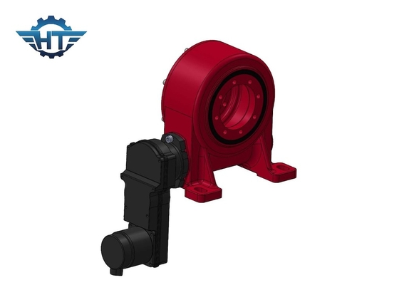 การหยุดแรงภายใน ± 60 ° หนอน Gear Slew Drive ด้วยการล็อคตัวเองและความแม่นยํา 0.15 องศา