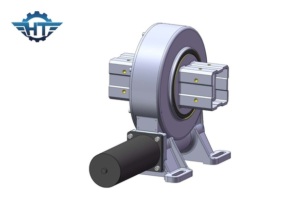 การขนส่งทางทะเล Worm Gear Slew Drive ด้วยระยะการหมุนที่กําหนดเองและ C4 Anti Corrosion