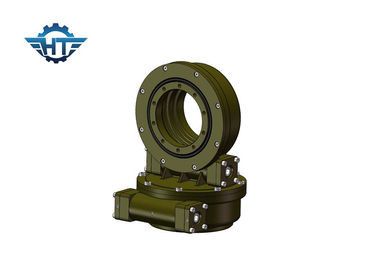 ประสิทธิภาพการส่งสูง SDE7 Gear Slew Drive กระปุกเกียร์แกนคู่และล็อคตัวเองสำหรับตัวติดตามพลังงานแสงอาทิตย์