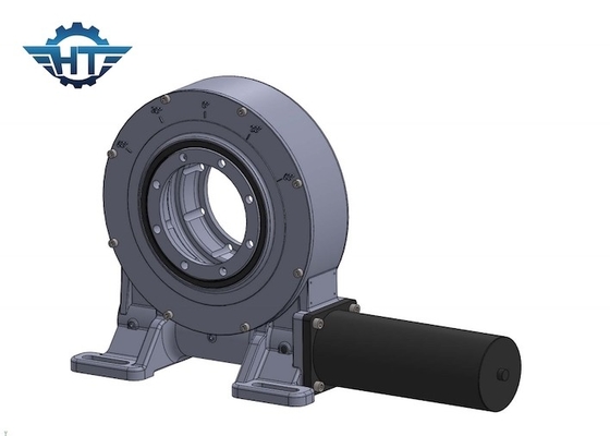 ซื้อ C5 แกนเดี่ยว Slew Drive Gearbox พร้อมมอเตอร์ไฟฟ้าสำหรับระบบติดตามการติดตั้ง PV online manufacture
