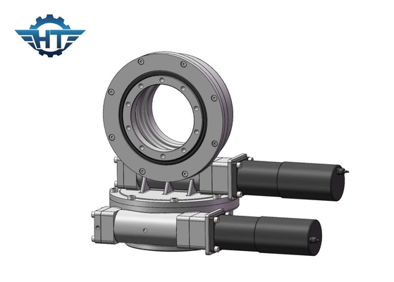 ซื้อ Worm Gear แกนคู่ Slewing Drive Gearbox การล็อคตัวเองสำหรับ Home Solar Tracker online manufacture