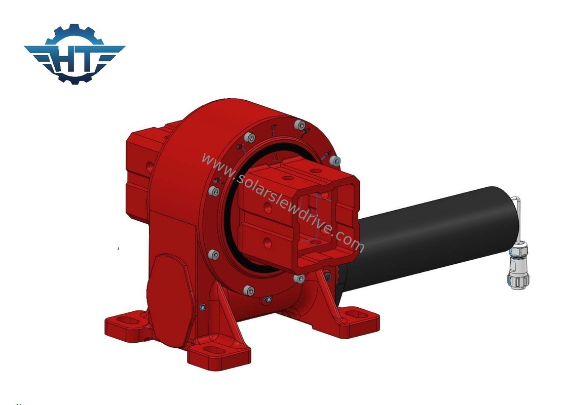 Ve8" โซลาร์ ทราคเกอร์ Slew Drive กับ 24vdc Gearbox สําหรับแผ่นแสงอาทิตย์ ระบบติดตามยืดหยุ่น